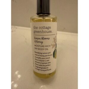 The Cottage Greenhouse Lemon Blooms & Honey Dry Body Oil 4 oz New